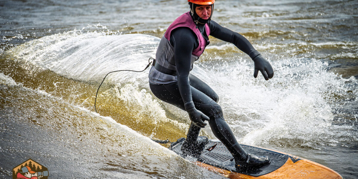 Ottawa river surfing, Sewer Wave 20260411