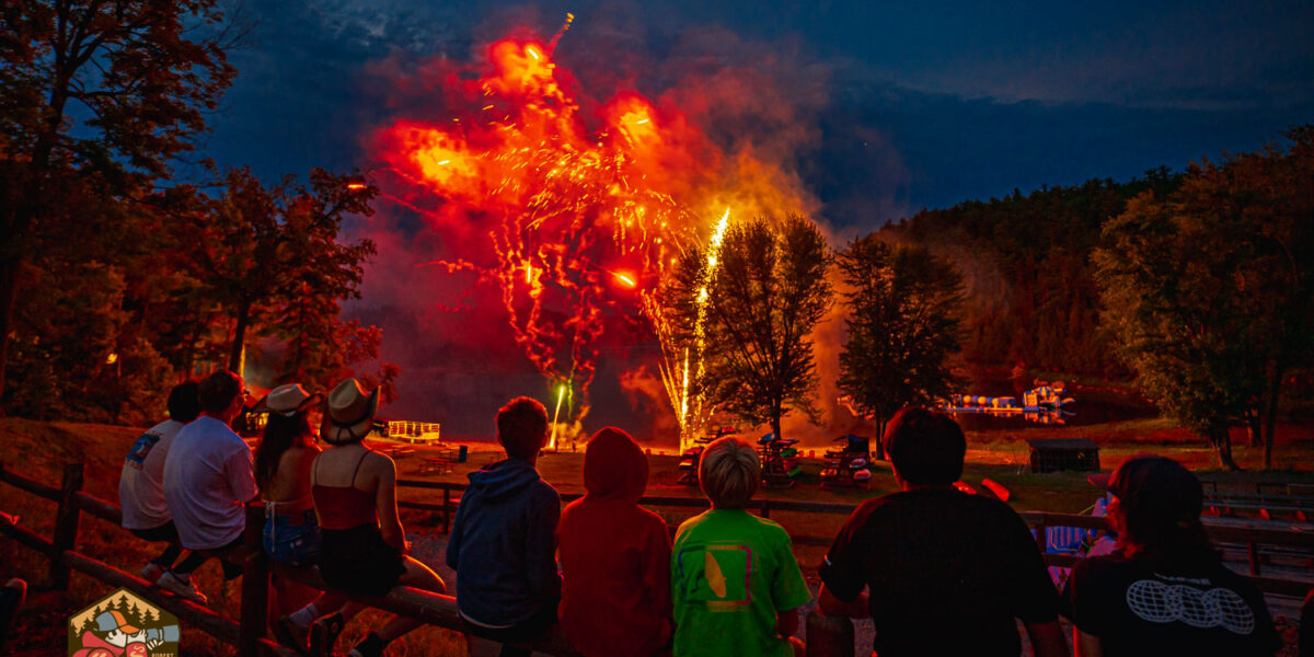 Canada Day fireworks at Wilderness Tours