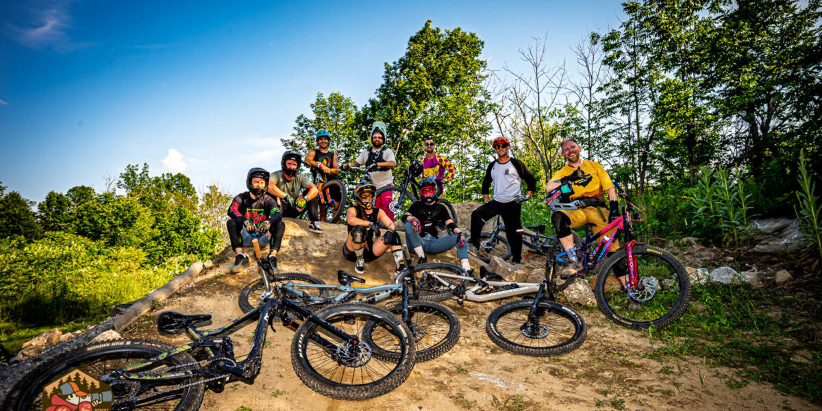 Brew Crew on the Wilderness Tours Bike Park