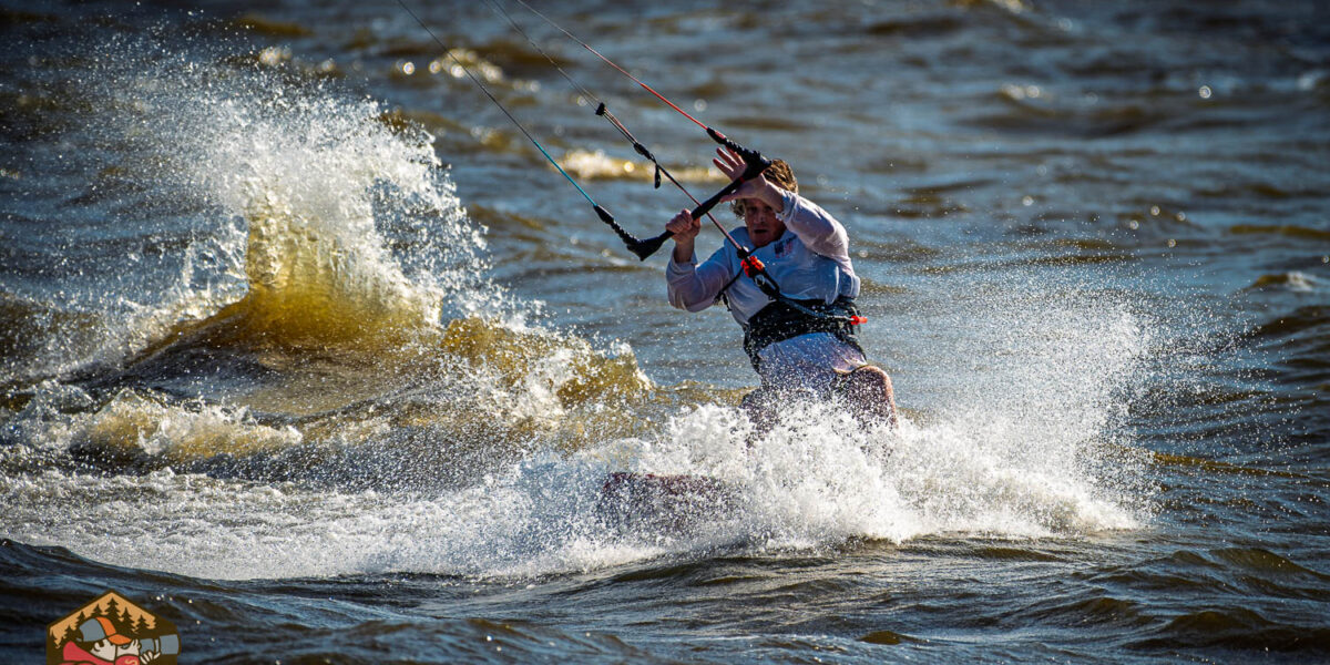 Kite boarding at Britannia – 20260716